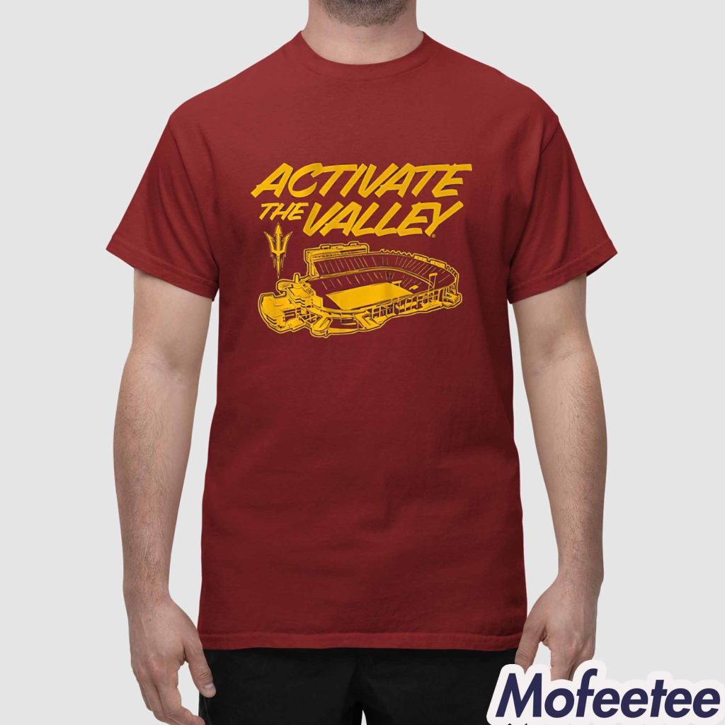 Arizona State Football Activate The Valley Shirt 1 Arizona State Football Activate The Valley Shirt 1