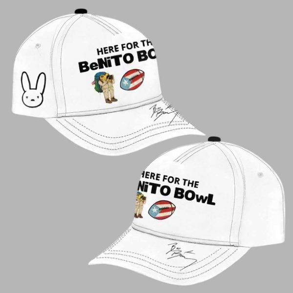 Bad Bunny Here For The Benito Bowl Hat
