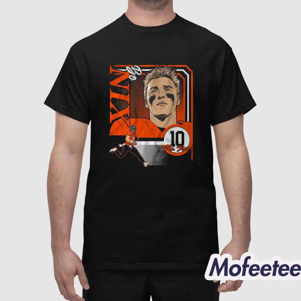 Bo Nix Collage Frame Shirt 1