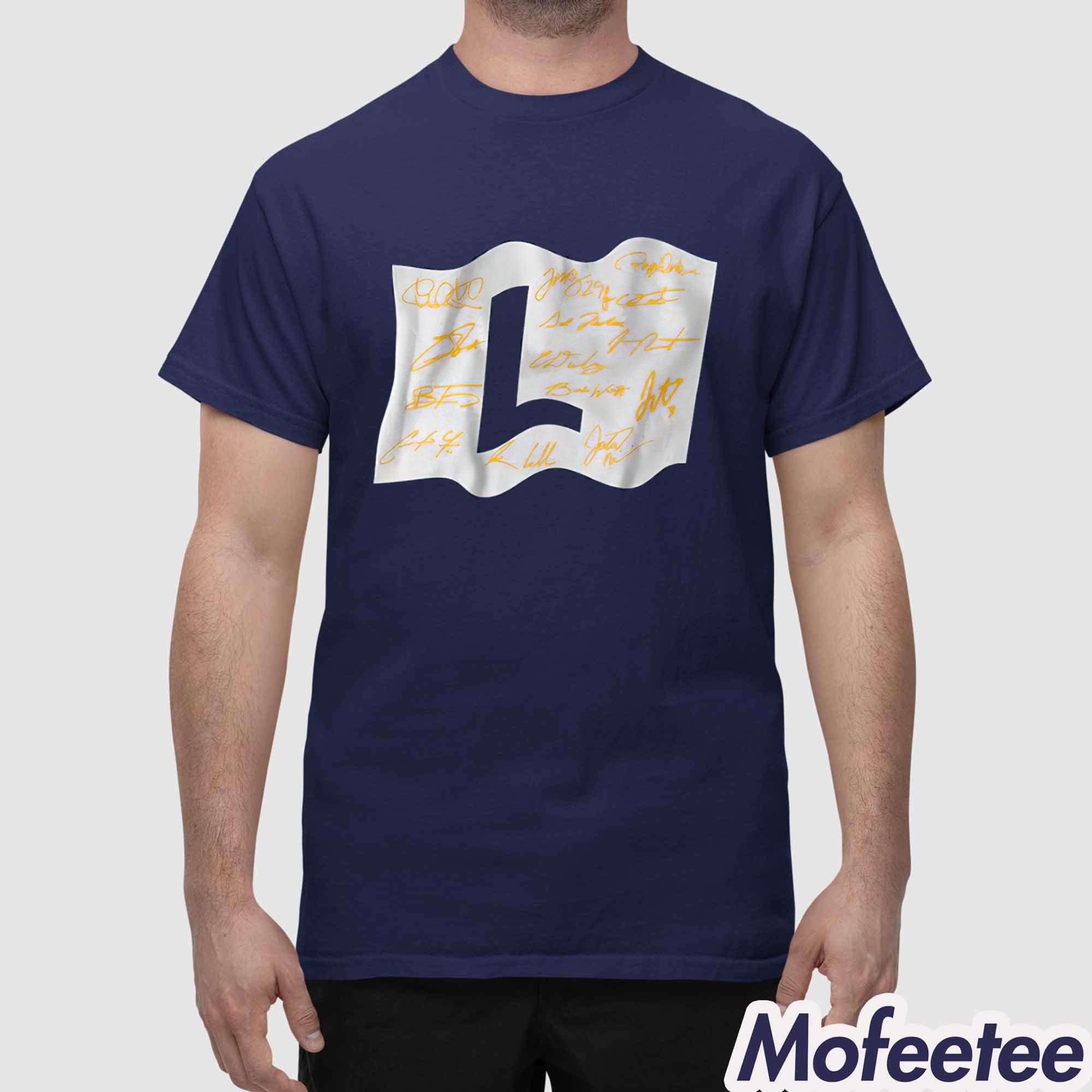Brewers Baseball Fly The L Flag Shirt Brewers Baseball Fly The L Flag Shirt