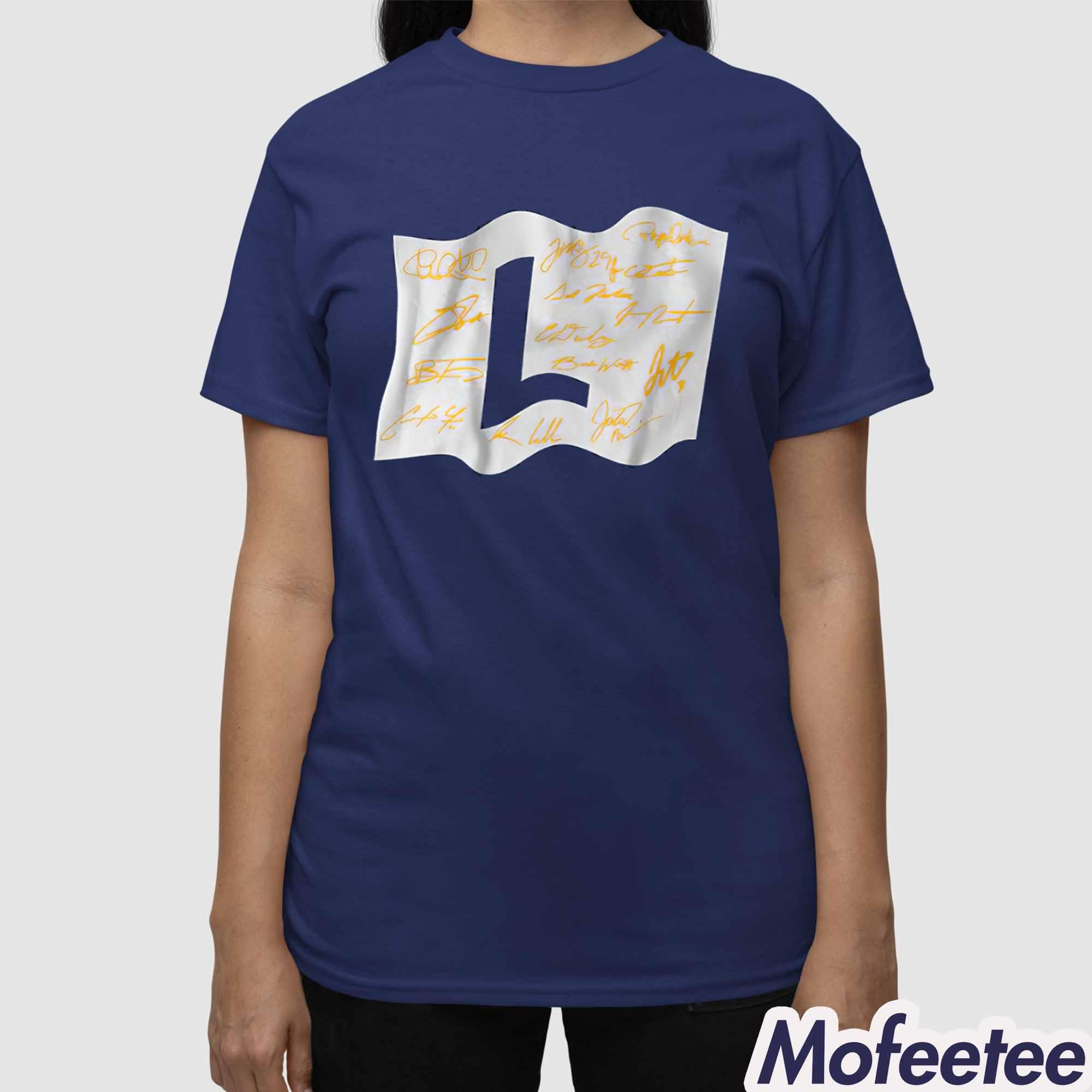 Brewers Baseball Fly The L Flag Shirt Brewers Baseball Fly The L Flag Shirt