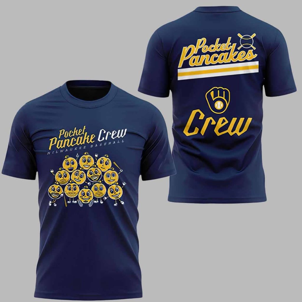 Brewers Pocket Pancake Crew Shirt 1 Brewers Pocket Pancake Crew Shirt 1