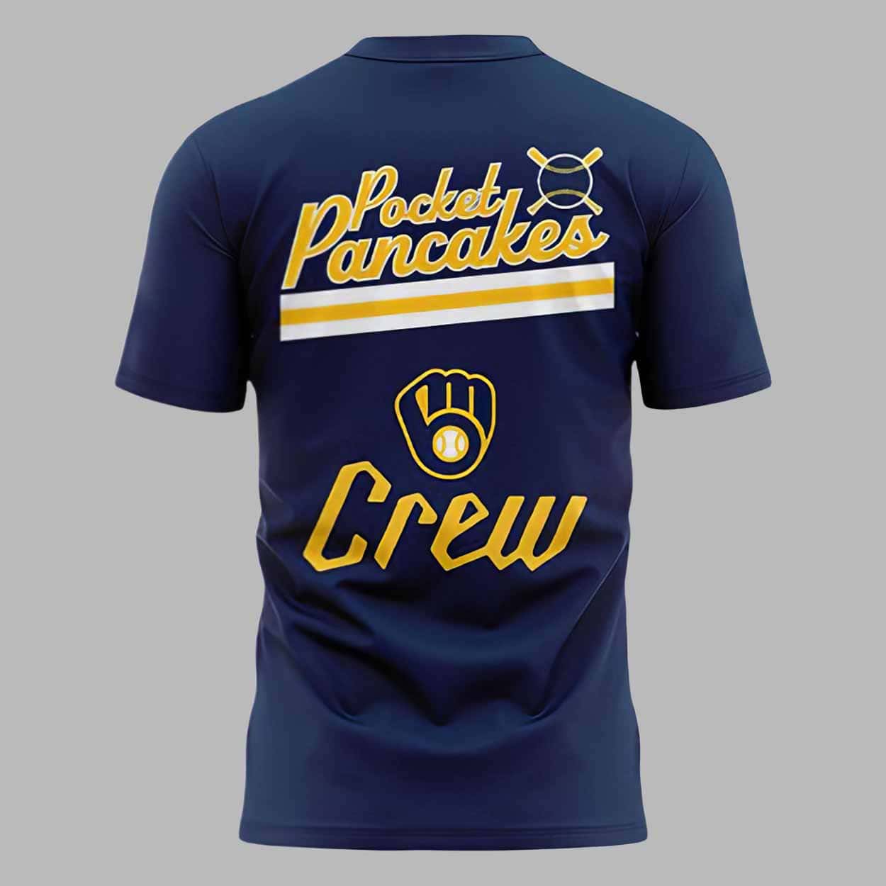 Brewers Pocket Pancake Crew Shirt Brewers Pocket Pancake Crew Shirt