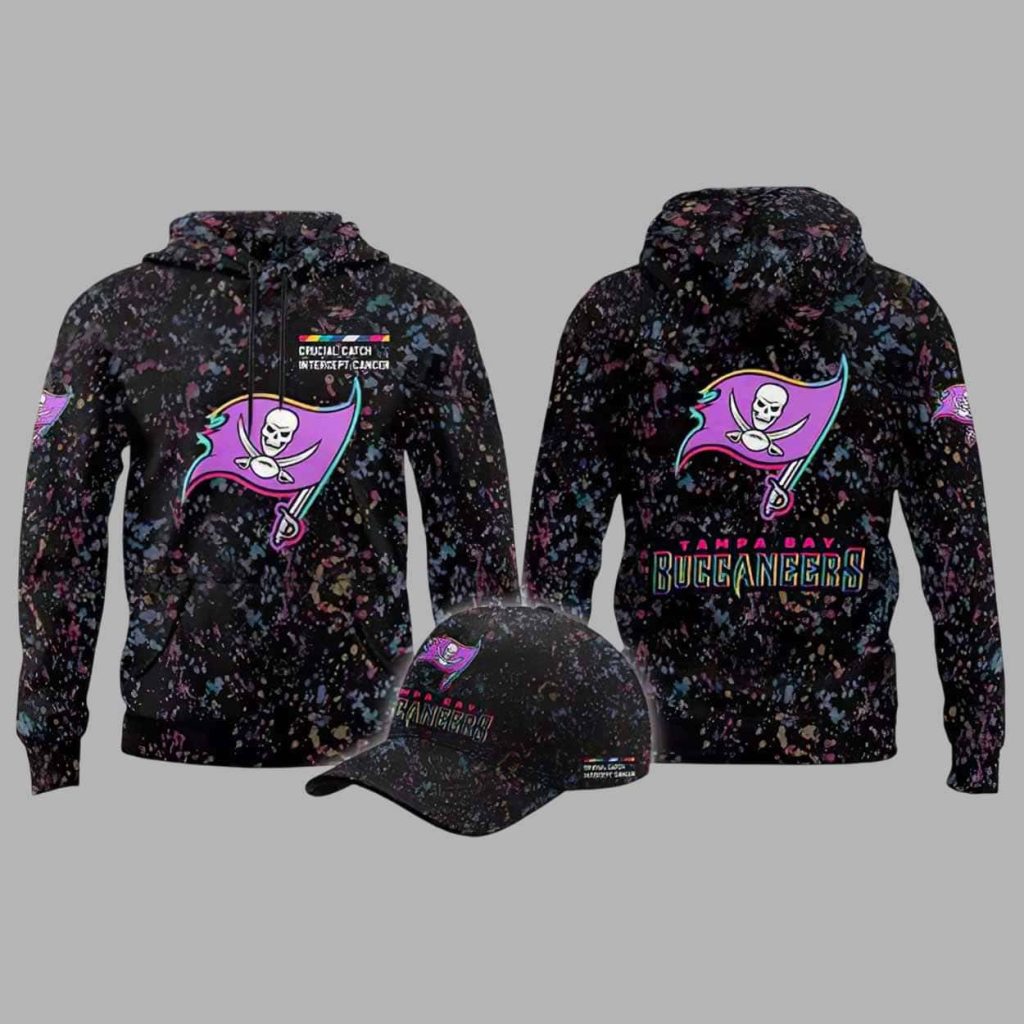 Buccaneers Crucial Catch Intercept Cancer 2025 Hoodie 1