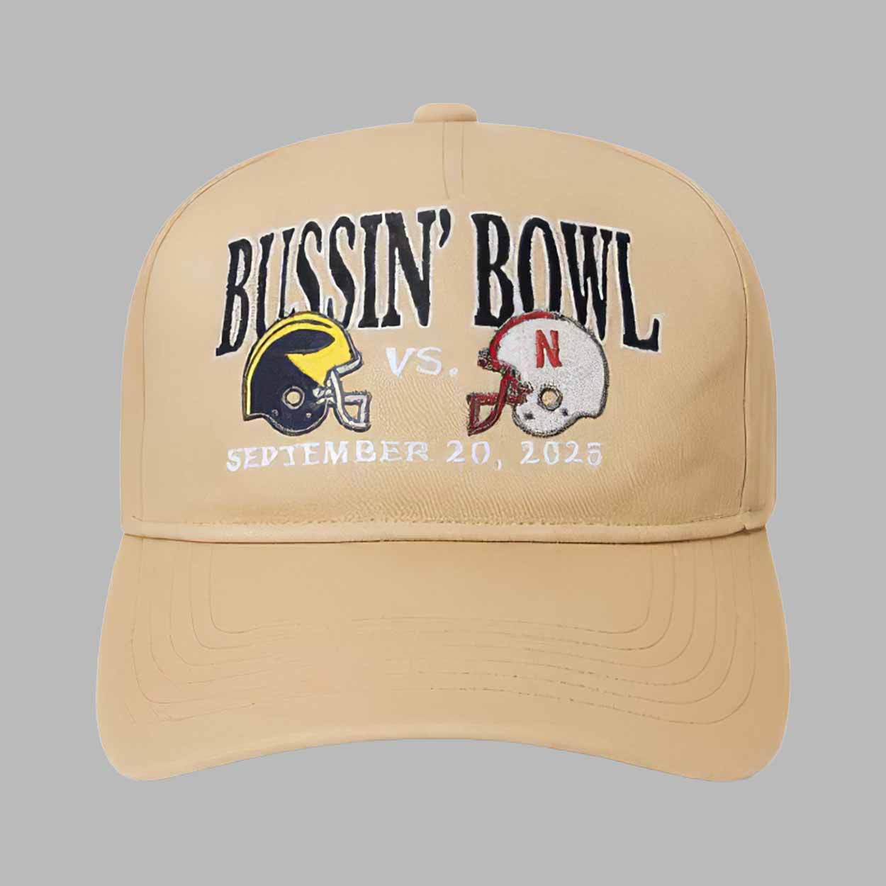 Bussin Bowl Michigan Vs Cornhuskers 2025 Hat Bussin Bowl Michigan Vs Cornhuskers 2025 Hat