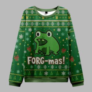Funny Forg Japan Ugly Christmas Sweater