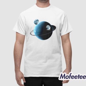 Earth With Two Moons 2025 PN7 Asteroid Shirt 1