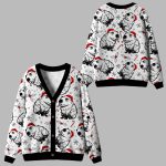 Capybara Christmas Ugly Cardigan Sweater
