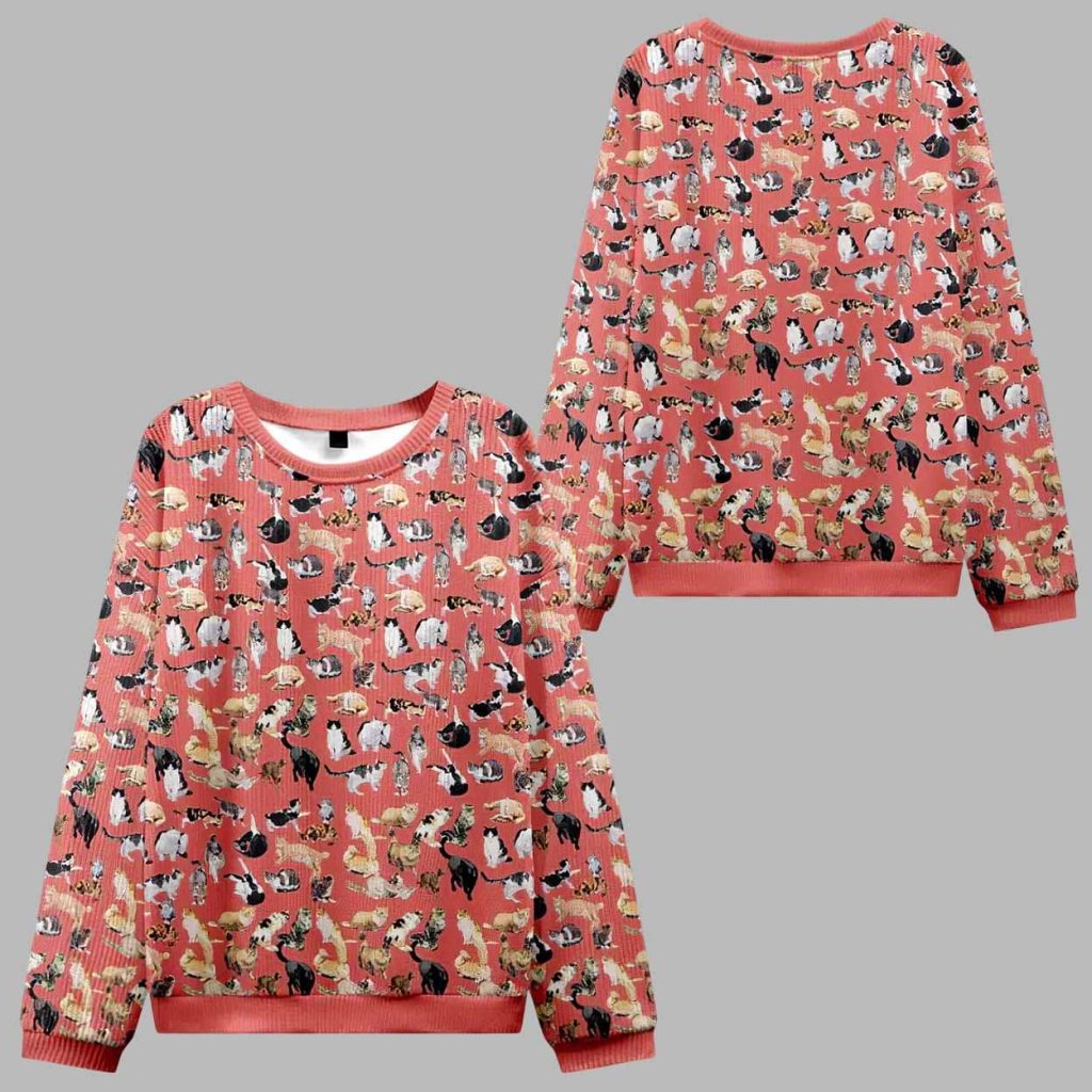 Cats Collection Ugly Christmas Sweater 1
