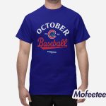Chicago Cubs 2025 October Baseball Shirt