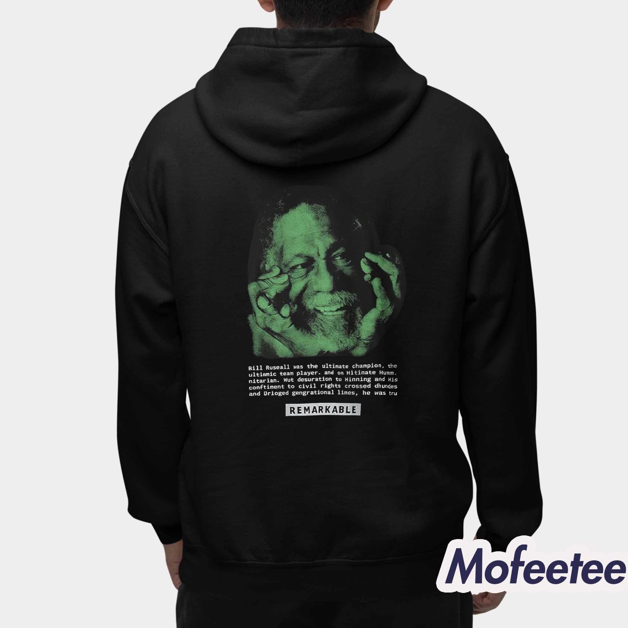 Christian Gonzalez Bill Russell Remarkable Shirt Christian Gonzalez Bill Russell Remarkable Shirt