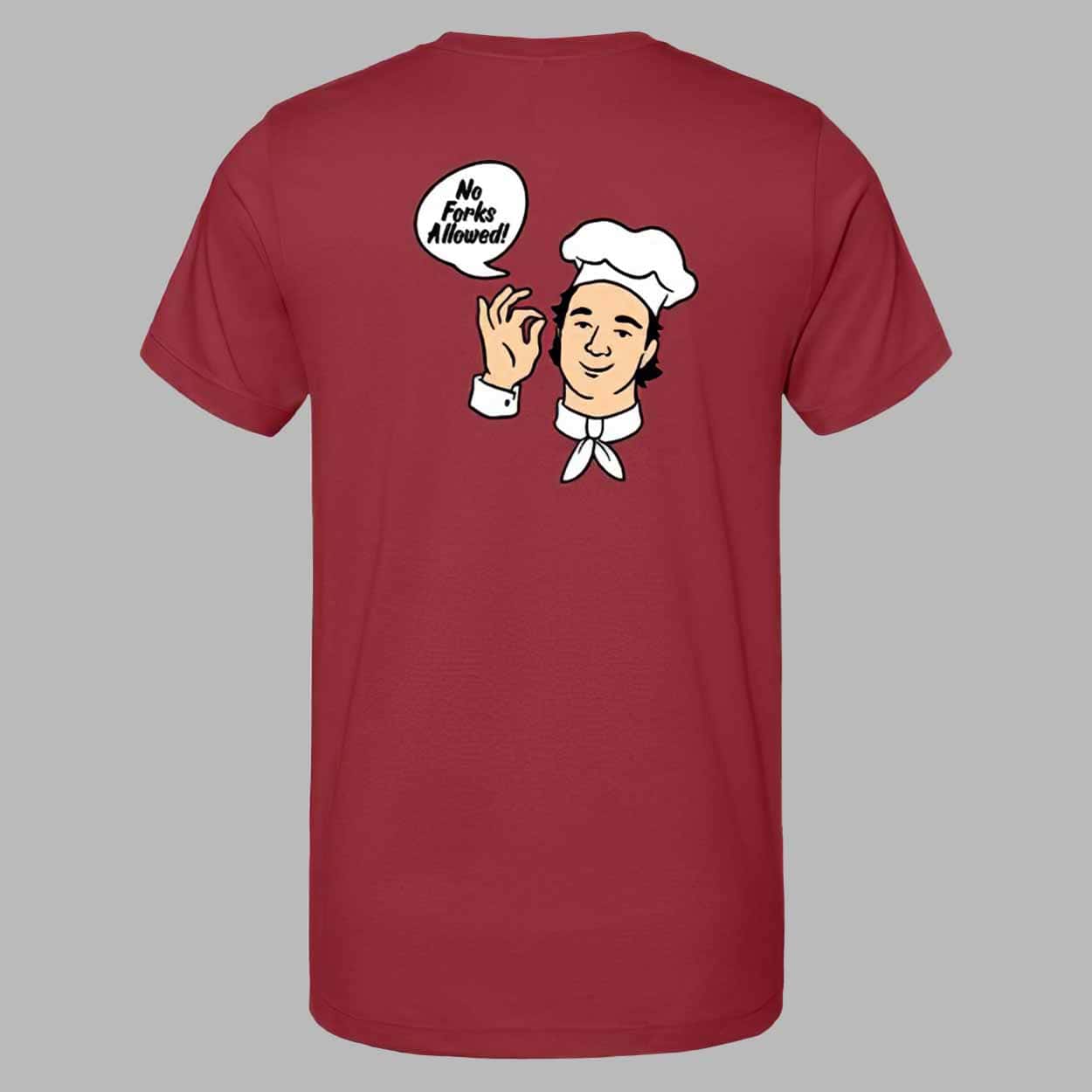 Chuck’s Spaghetti Shop We Always Deliver Catering Shirt Chuck’s Spaghetti Shop We Always Deliver Catering Shirt