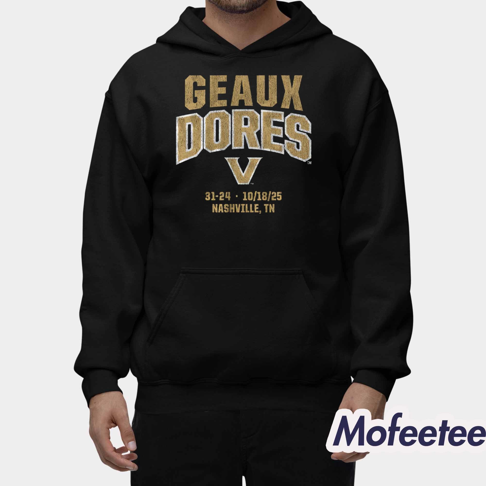 Commodores Football Geaux Dores Shirt Commodores Football Geaux Dores Shirt