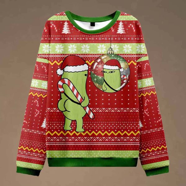 Cucumber Funny Ugly Christmas Sweater