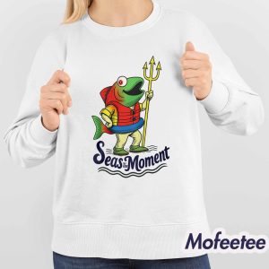 Seas The Moment Humpy Salmon Mariners Holding Trident Shirt 3 Seas The Moment Humpy Salmon Mariners Holding Trident Shirt 4