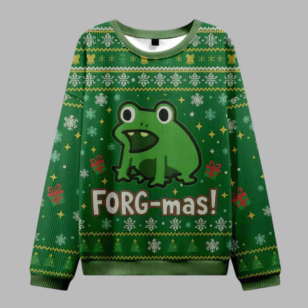 Funny Forg Japan Ugly Christmas Sweater 1 Funny Forg Japan Ugly Christmas Sweater 1