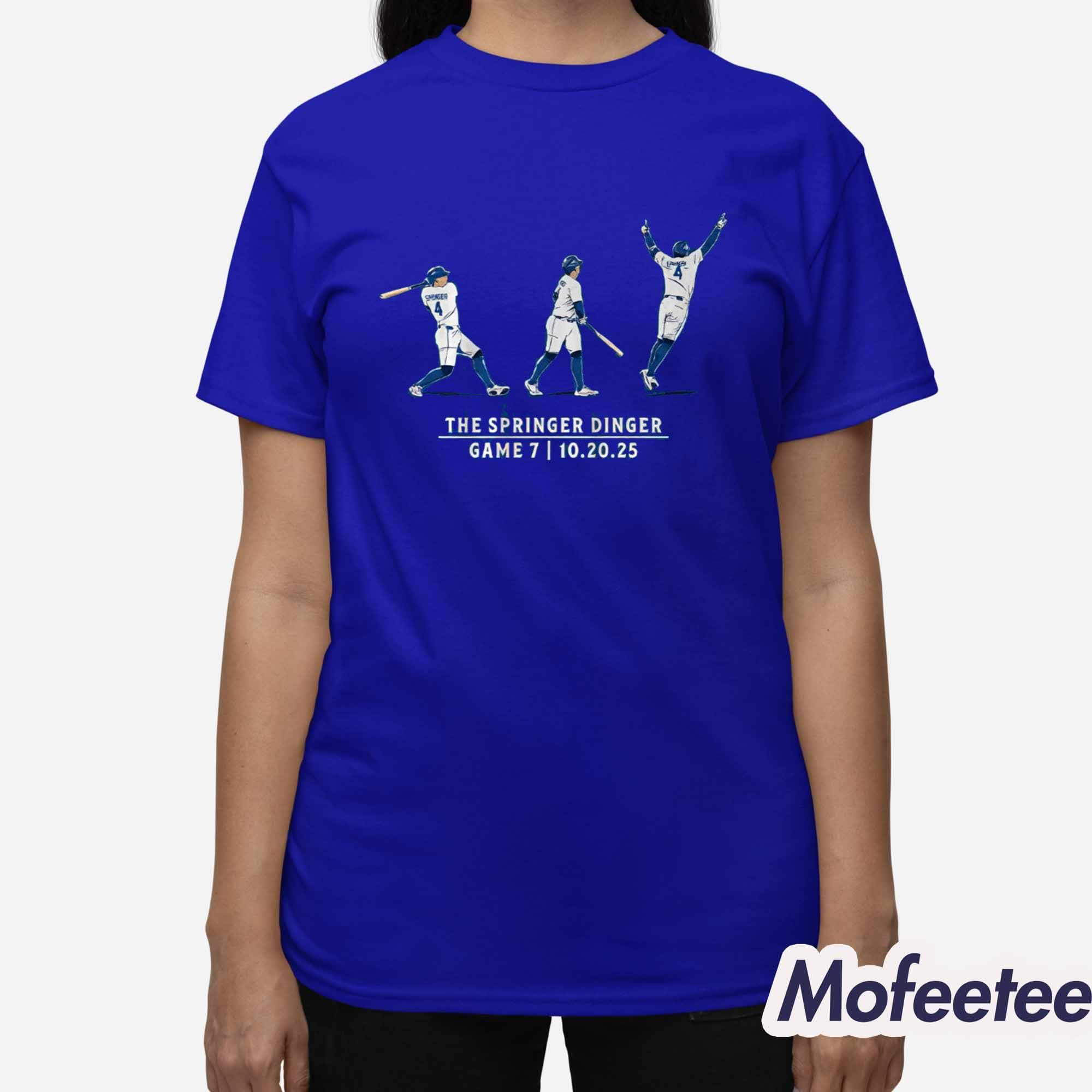 George Springer The Game 7 Springer Dinger Shirt George Springer The Game 7 Springer Dinger Shirt