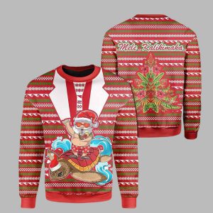 Sea Turtle And Santa Fun Ugly Christmas Sweater