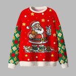 Happy Santa Claus Ugly Christmas Sweater