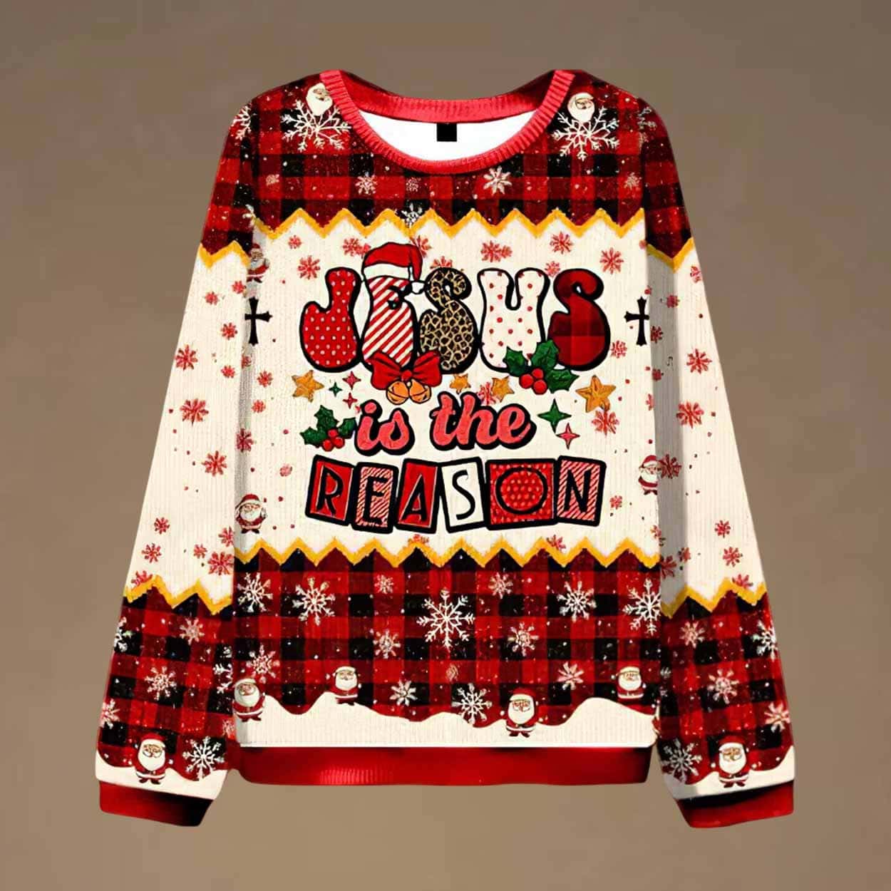 Jesus Is The Reason Ugly Christmas Sweater Jesus Is The Reason Ugly Christmas Sweater