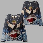 Jesus On A Cruise Ugly Christmas Sweater