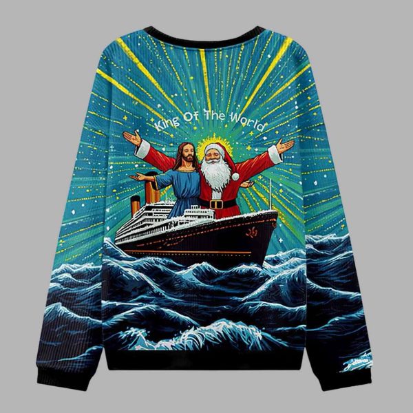 King Of The World Christian Ugly Christmas Sweater