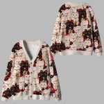 Lucky Cat Ugly Cardigan Sweater