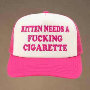 Kitten Needs A Fucking Cigarette Hat 2