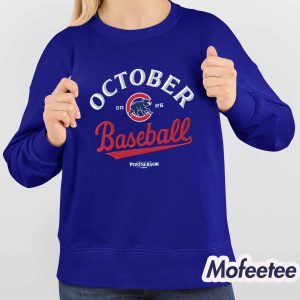 Chicago Cubs 2025 October Baseball Shirt