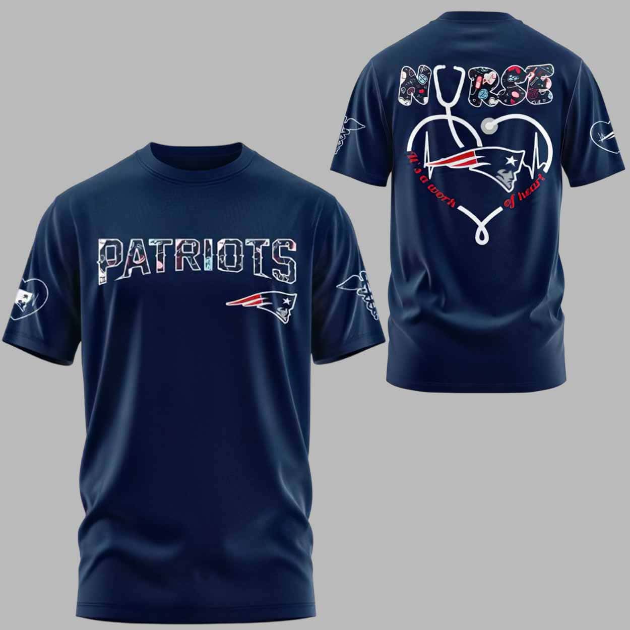 Patriots 2025 Nurse Appreciation Night Game Shirt Patriots 2025 Nurse Appreciation Night Game Shirt