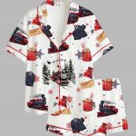 Polar Express Retro 90s Christmas Satin Pajama Set