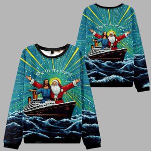 King Of The World Christian Ugly Christmas Sweater