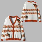 Santa's Little Helper Dog Ugly Cardigan Sweater