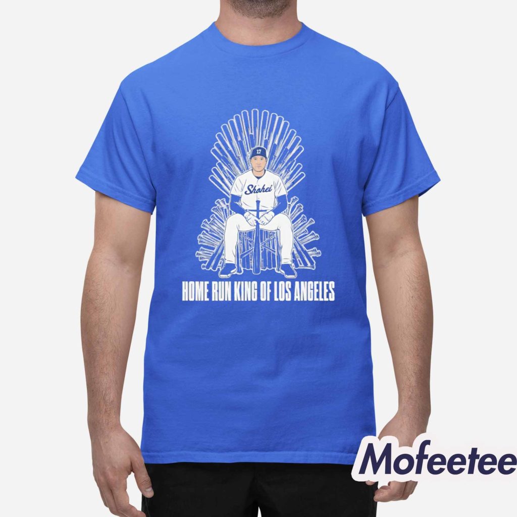 Shohei Ohtani Home Run King Of Los Angeles Shirt 1