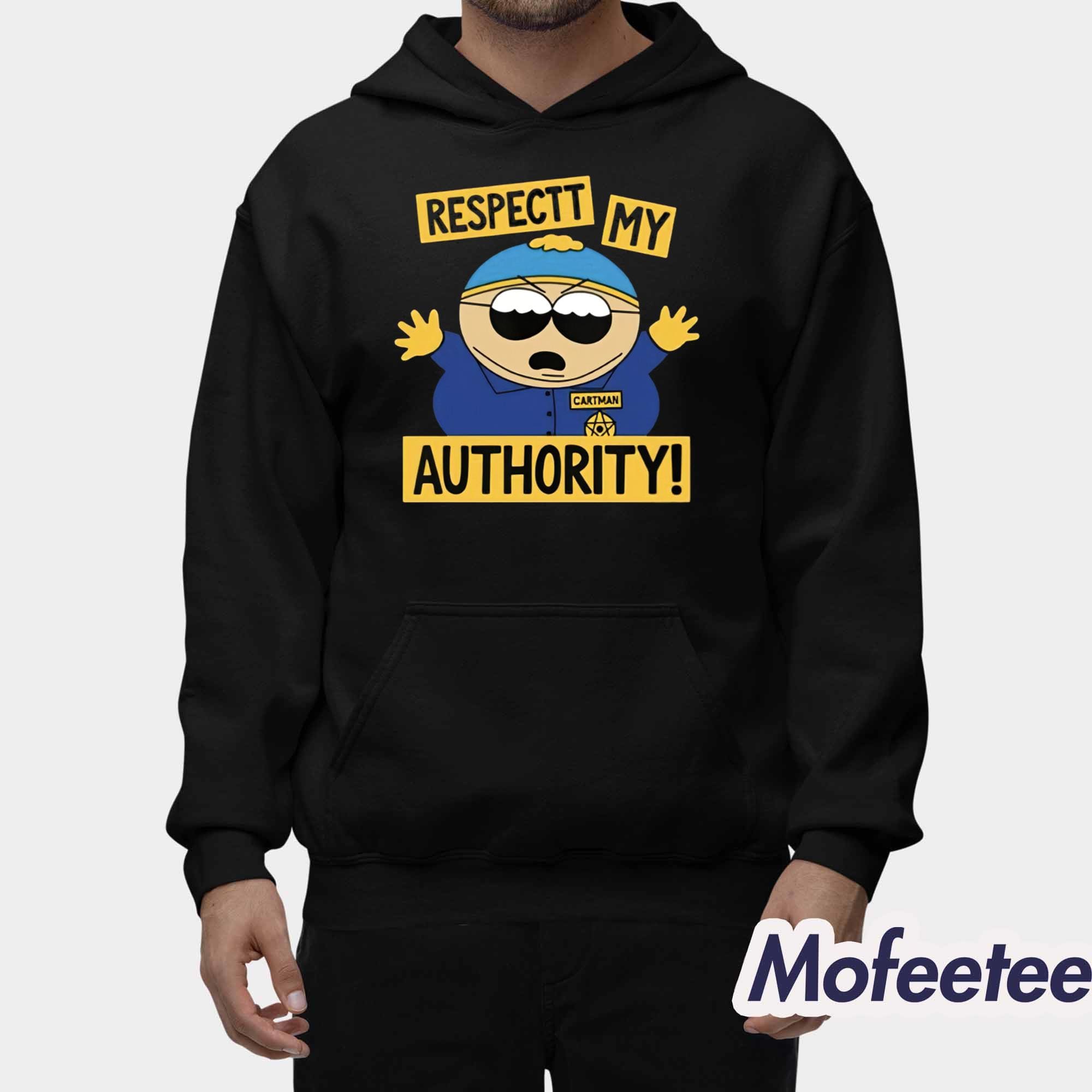 South Park Cartman Respect My Authority Shirt South Park Cartman Respect My Authority Shirt