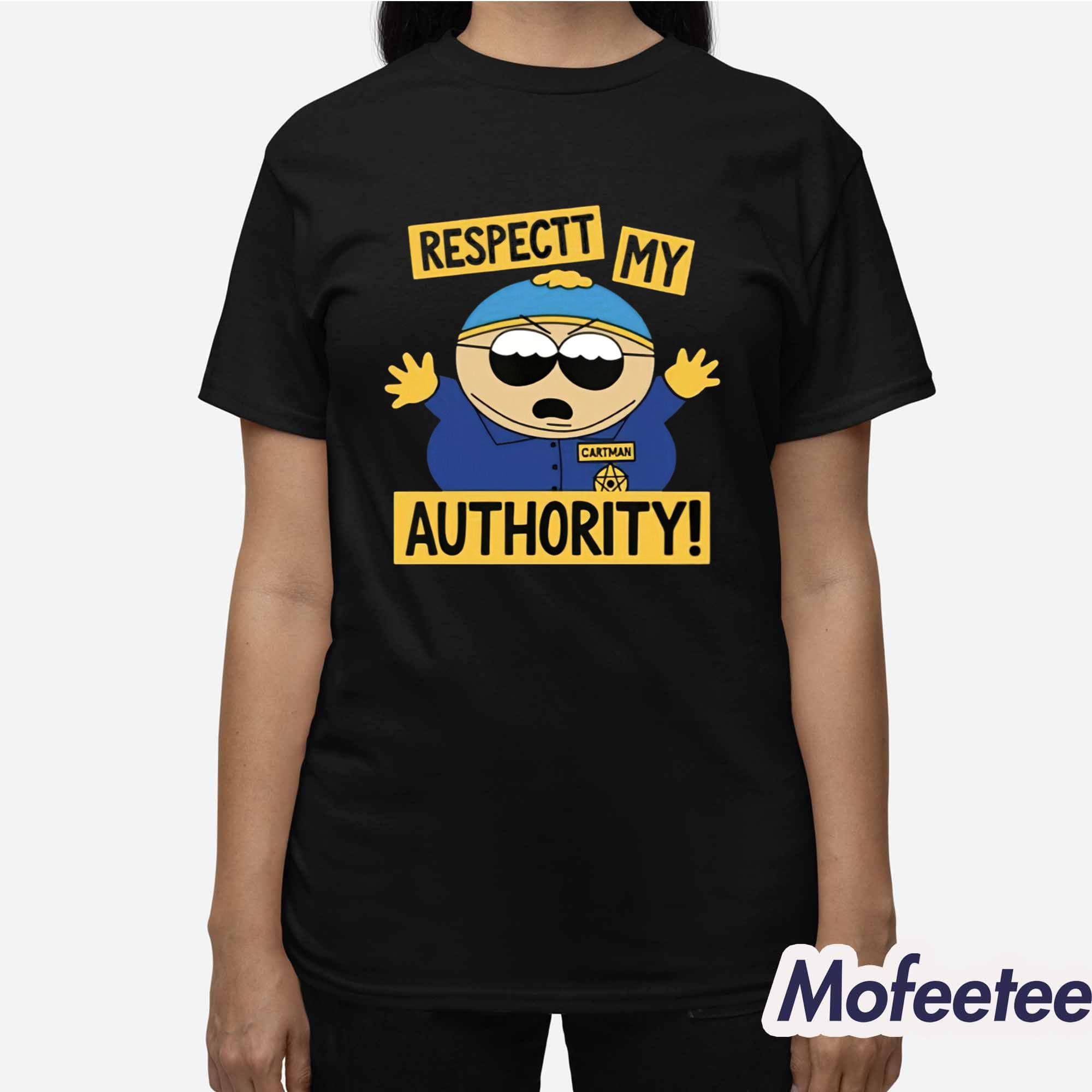 South Park Cartman Respect My Authority Shirt South Park Cartman Respect My Authority Shirt