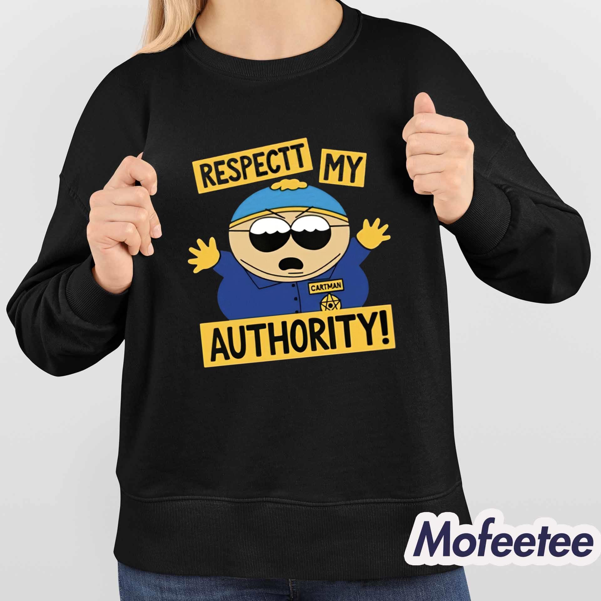 South Park Cartman Respect My Authority Shirt South Park Cartman Respect My Authority Shirt