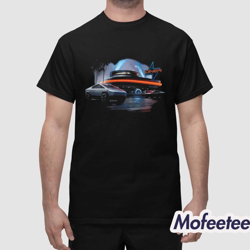 Tesla Hollywood Retro Diner Shirt 1 Tesla Hollywood Retro Diner Shirt 1