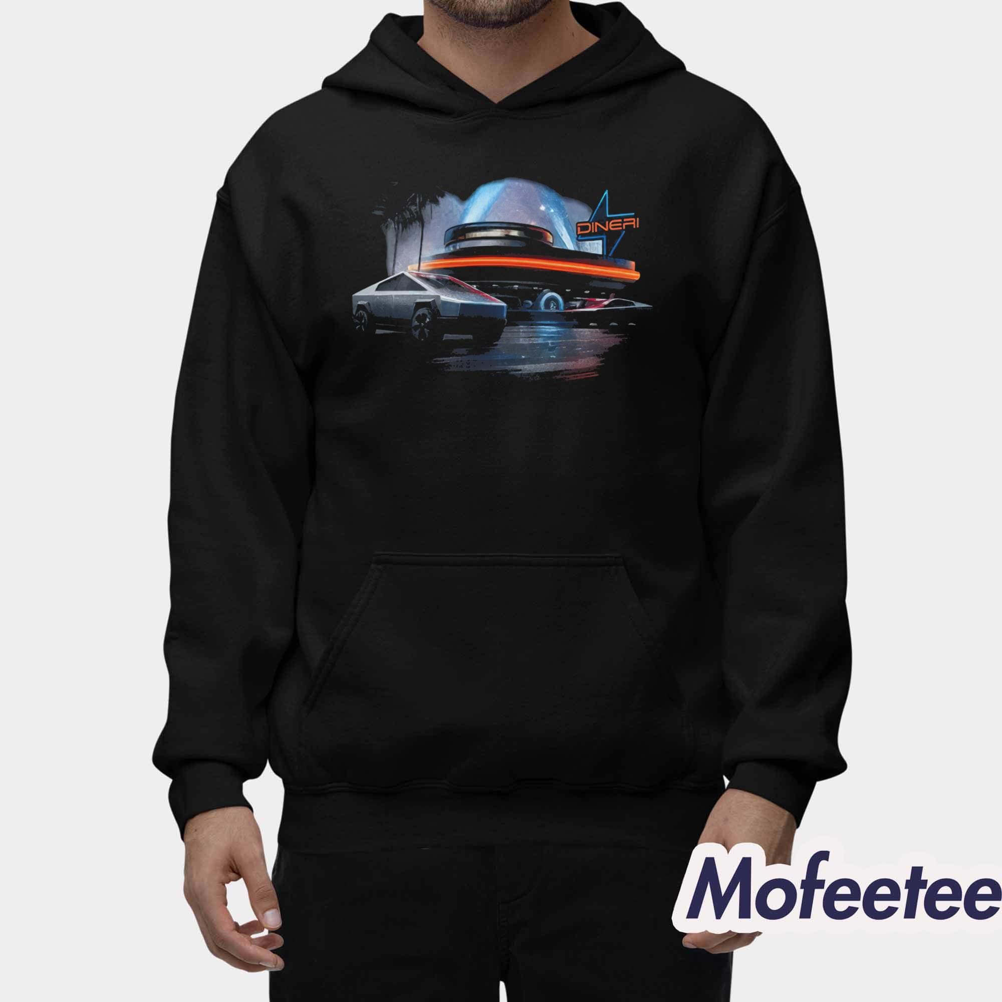 Tesla Hollywood Retro Diner Shirt Tesla Hollywood Retro Diner Shirt