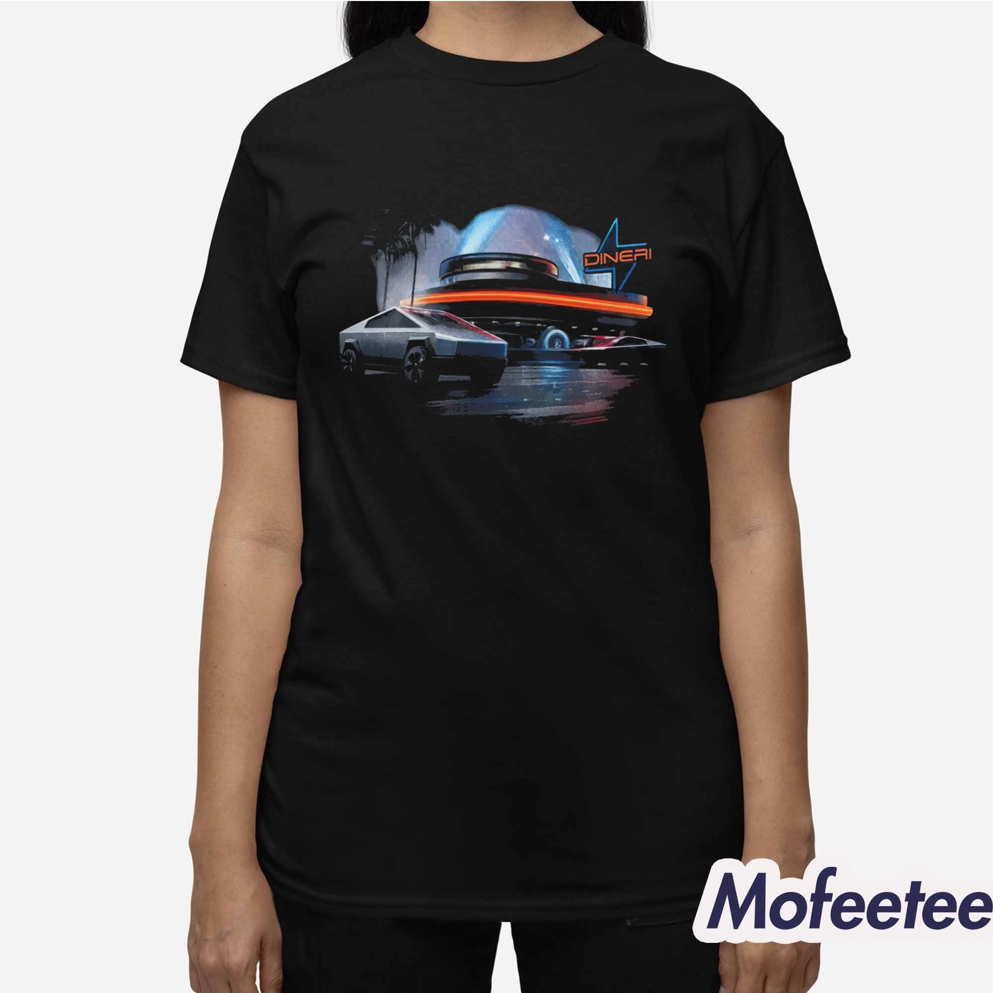 Tesla Hollywood Retro Diner Shirt Tesla Hollywood Retro Diner Shirt
