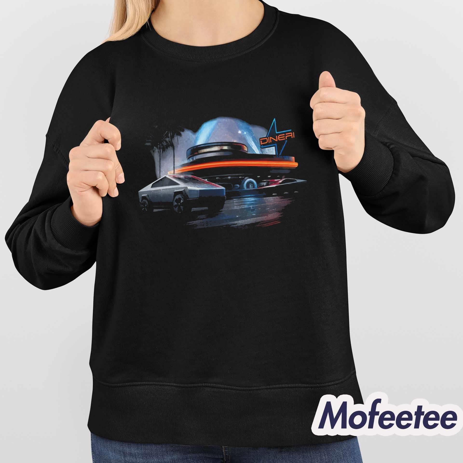 Tesla Hollywood Retro Diner Shirt Tesla Hollywood Retro Diner Shirt