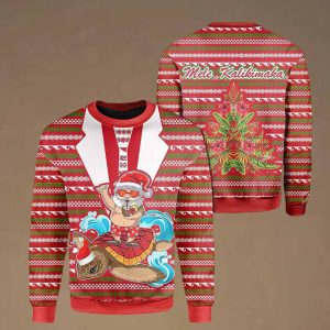 Sea Turtle And Santa Fun Ugly Christmas Sweater 2