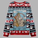 The Cat Lady Ugly Christmas Sweater