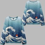 The Great Wave Off Fuji Ugly Christmas Sweater