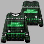 The Matrix Black Green Ugly Christmas Sweatshirt