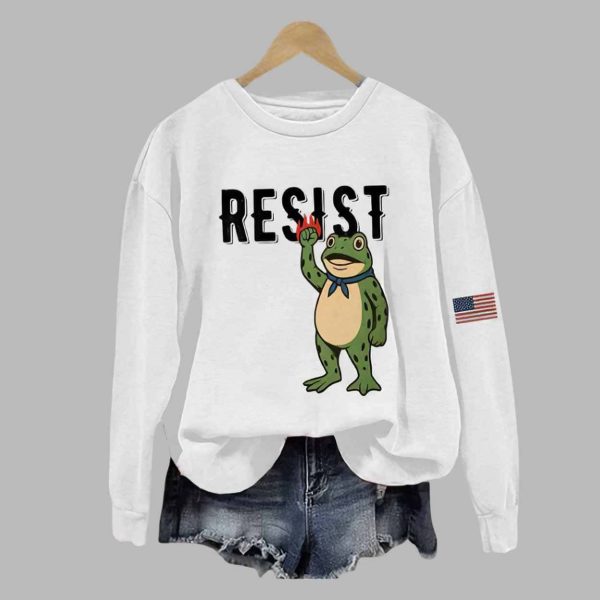 Women’s Portland Frog Print Sweatshirt