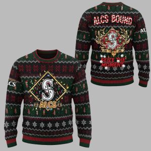 Mariners ALCS Bound 2025 Ugly Christmas Sweater 1