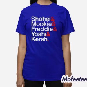 Dodgers Baseball Ampersand Stars Shirt 2 Dodgers Baseball Ampersand Stars Shirt 3