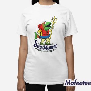 Seas The Moment Humpy Salmon Mariners Holding Trident Shirt 2 Seas The Moment Humpy Salmon Mariners Holding Trident Shirt 3