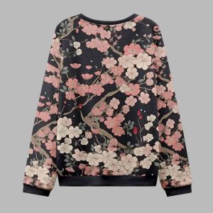 Blooming Sakura Ugly Christmas Sweater 3